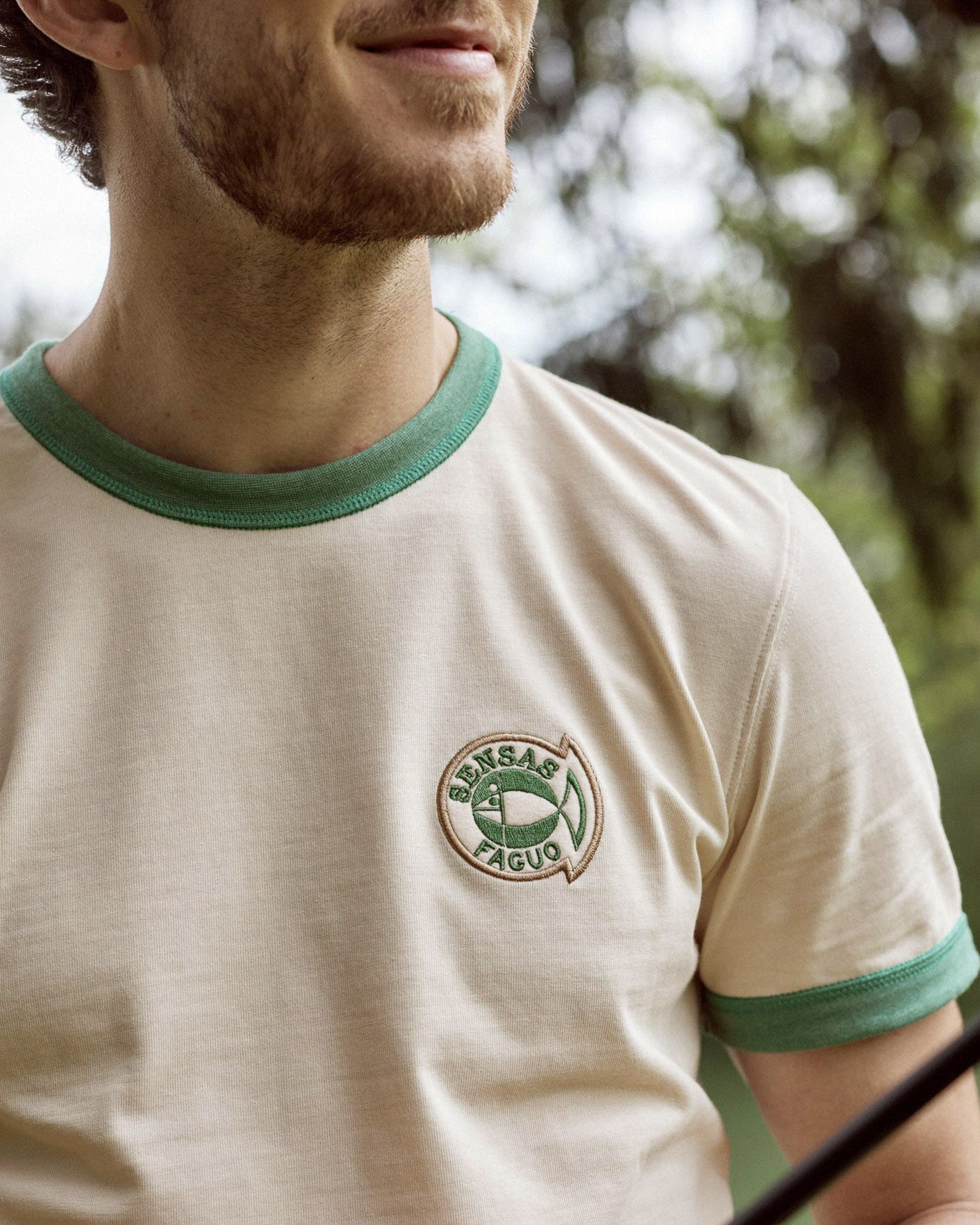T-shirt écru Sensas