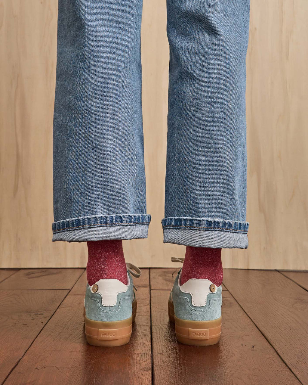 Blue trainers