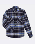 Dark blue & white overshirt
