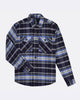 Dark blue & white overshirt
