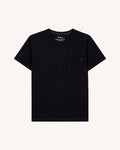Navy blue & ecru T-shirt