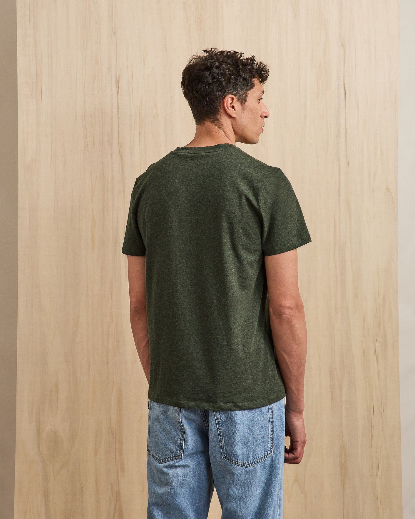 T-shirt vert foncé 