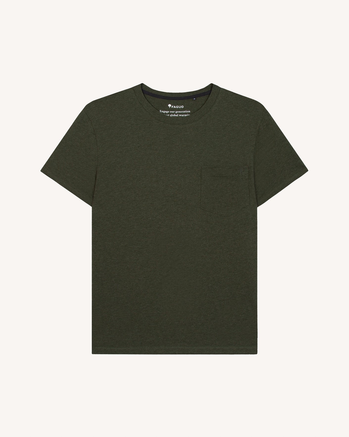 T-shirt vert foncé 