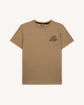 Beige T-shirt with "carpenter club" embroidery