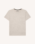 T-shirt écru & bleu marine 