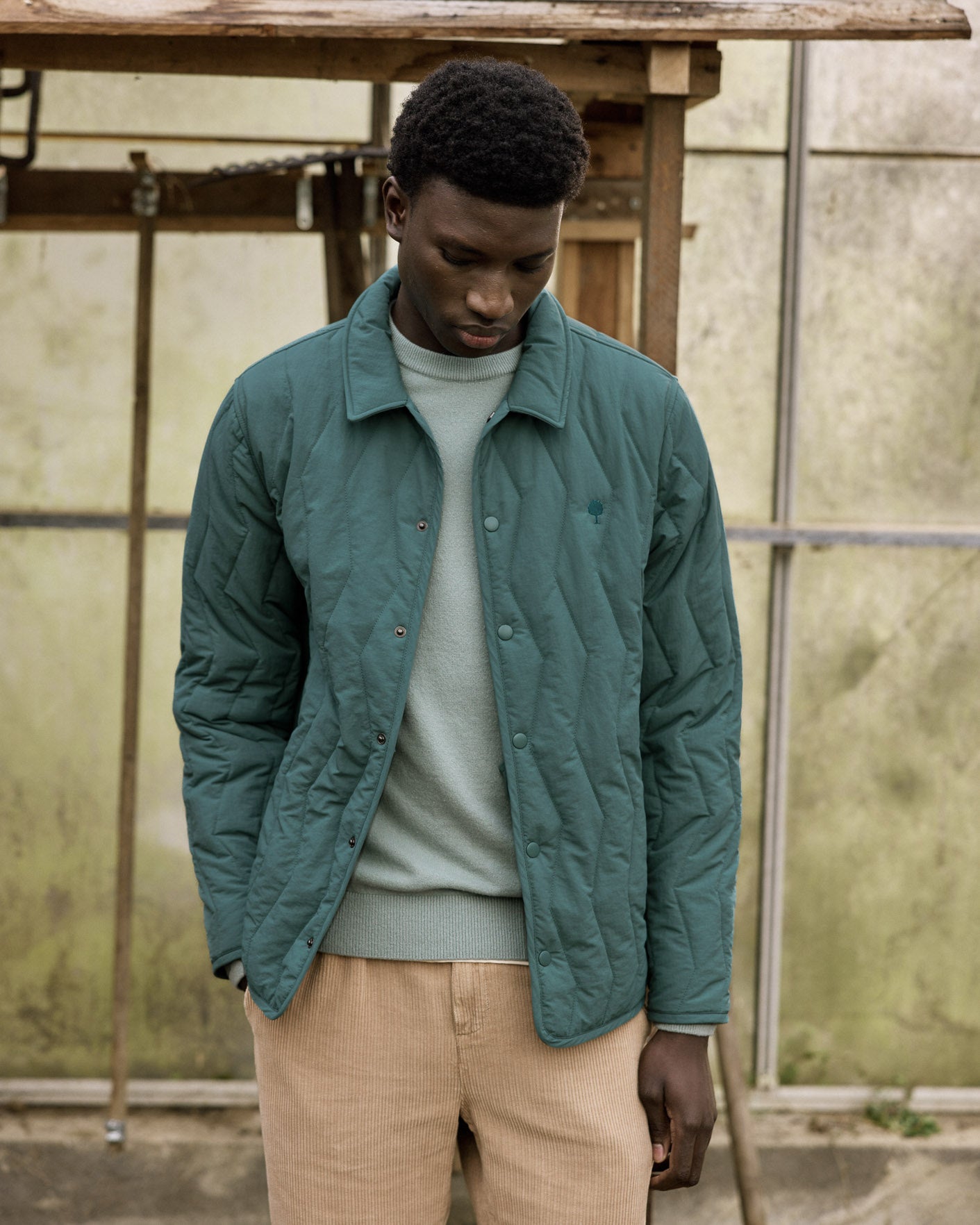 Veste vert clair