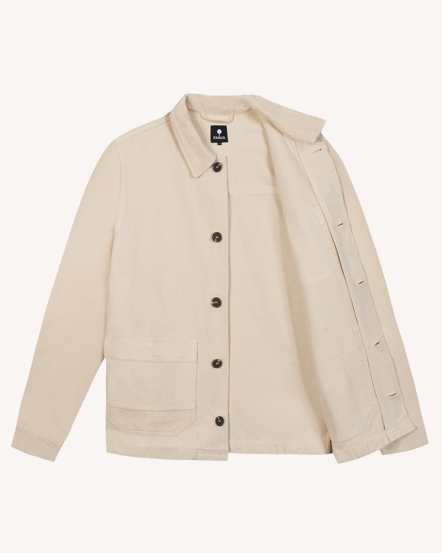 Ecru long-sleeve top 