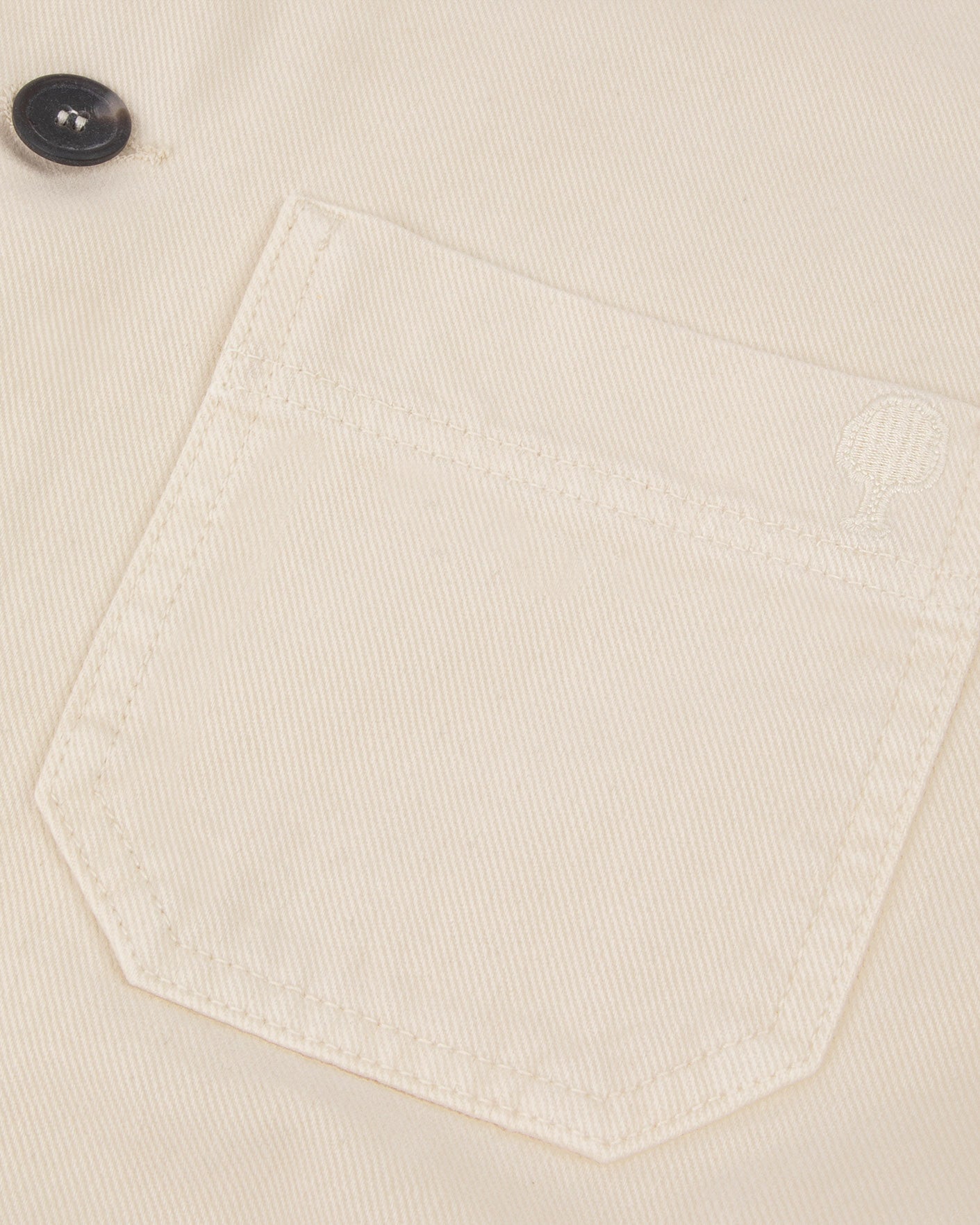 Ecru sleeved piece 