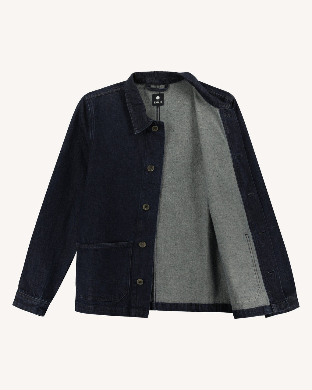Raw denim jacket