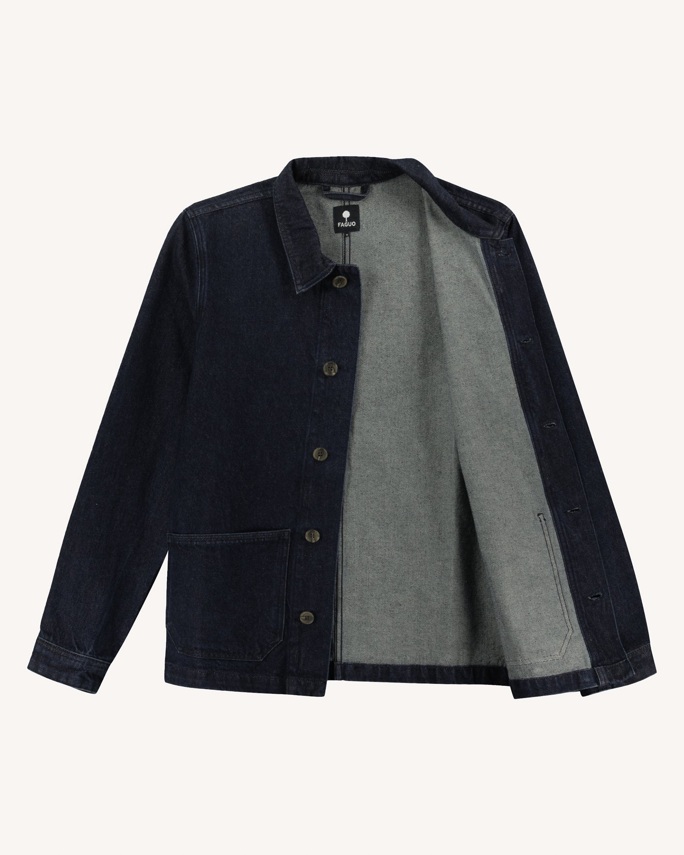Raw denim jacket