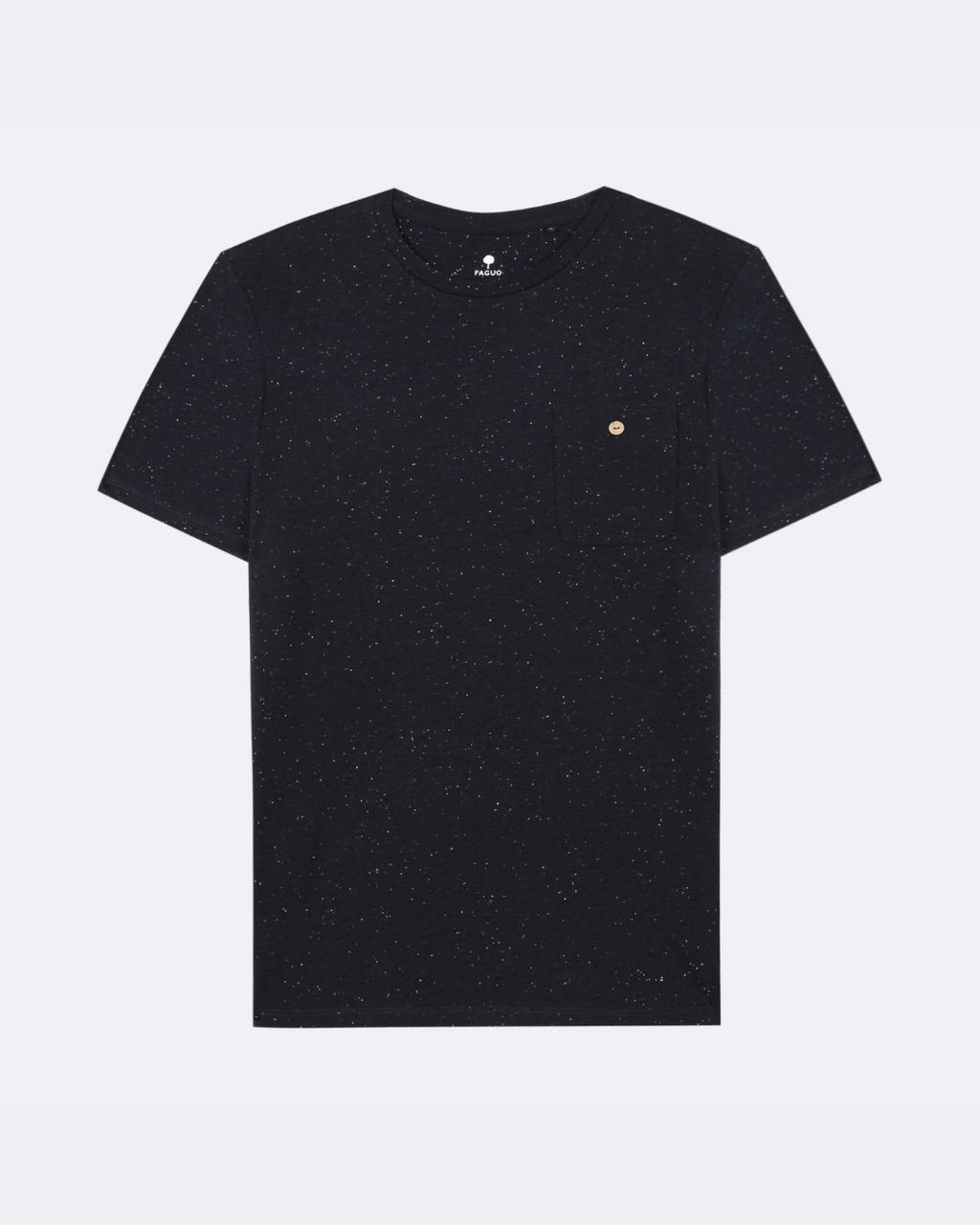 Navy blue round-neck T-shirt