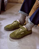 Baskets vert olive