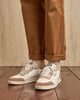 Cream & light beige trainers