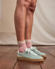 Baskets basses vert menthe