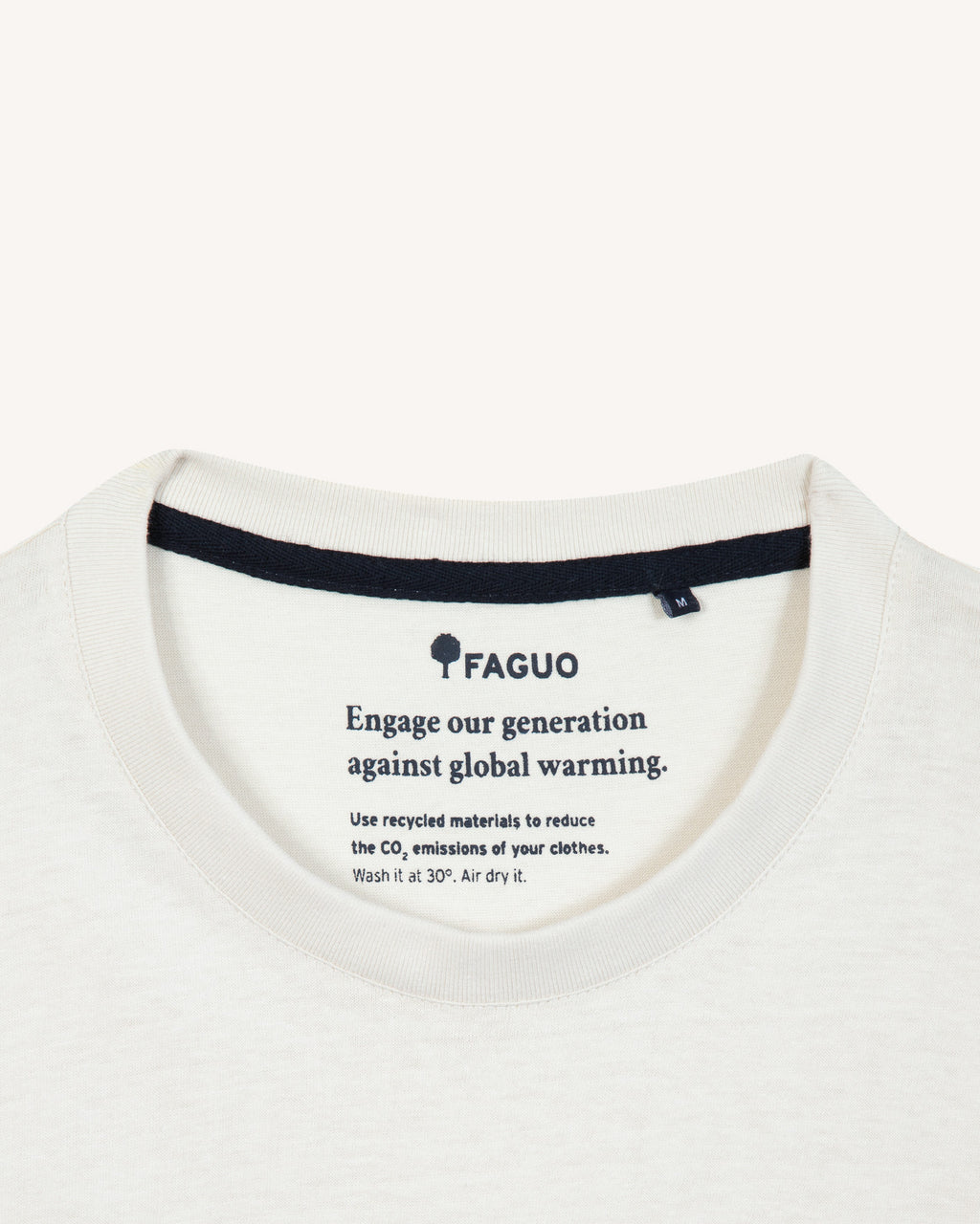 T-shirt écru "cherry on top"
