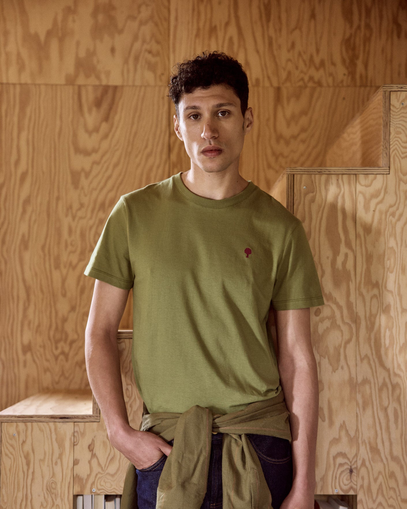 T-shirt vert olive 