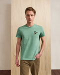 T-shirt vert menthe "vegetally yours"