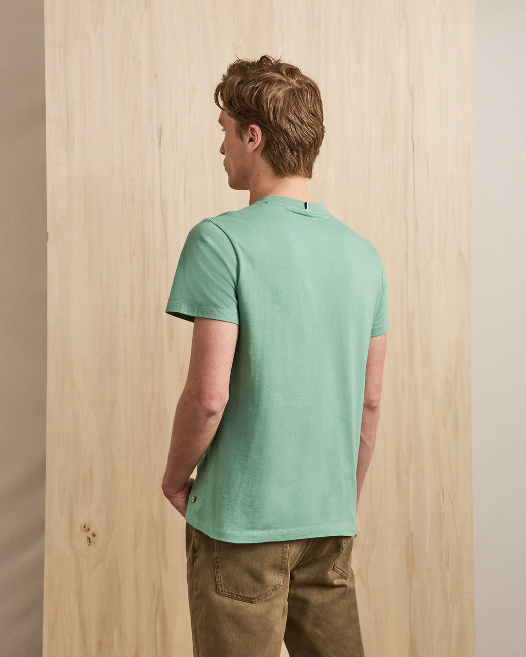 T-shirt vert menthe "vegetally yours"
