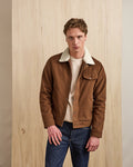 Pieces a manches camel col en sherpa