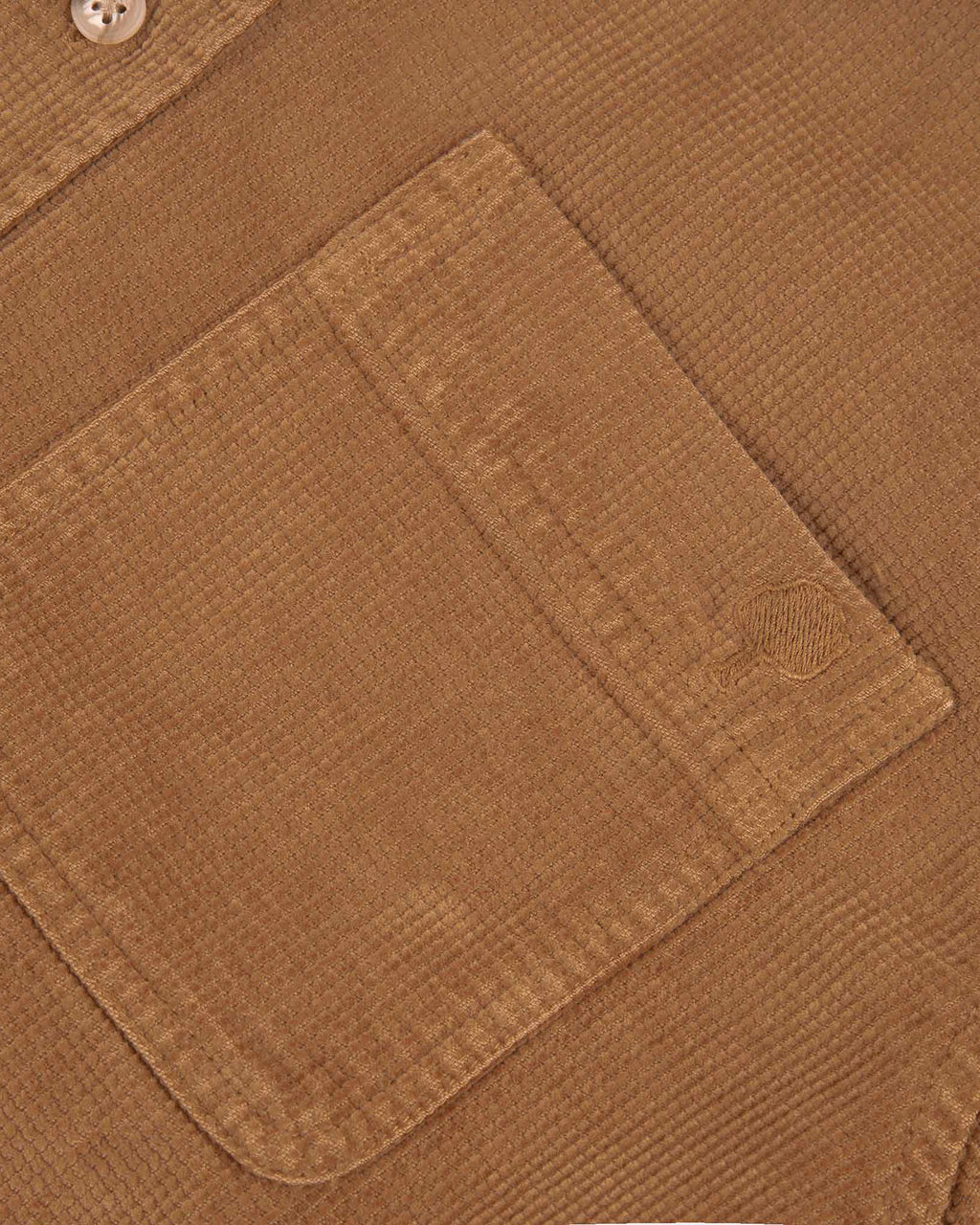 Chemise camel poche poitrine