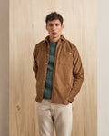 Chemise camel poche poitrine