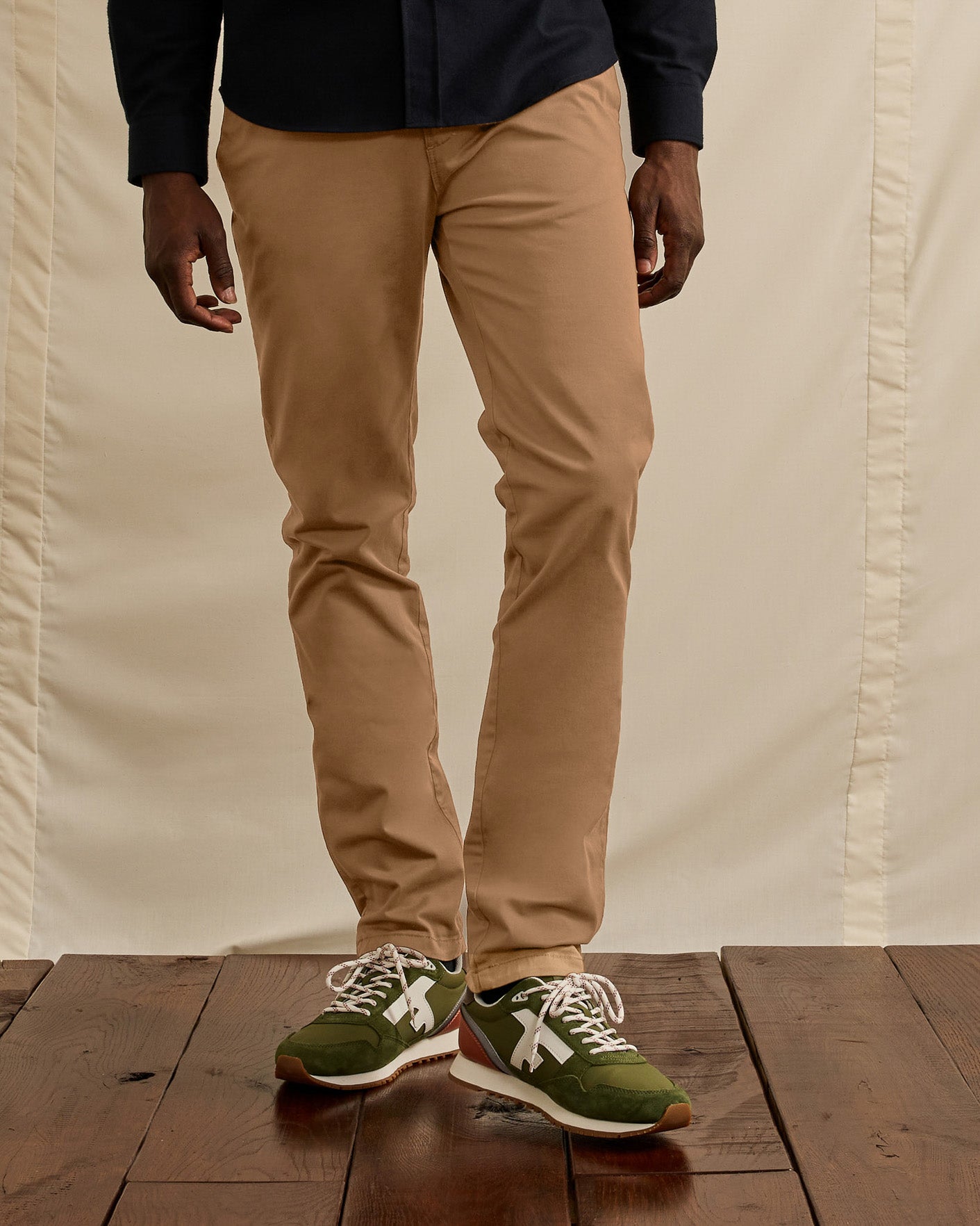 Pantalon camel poches dos