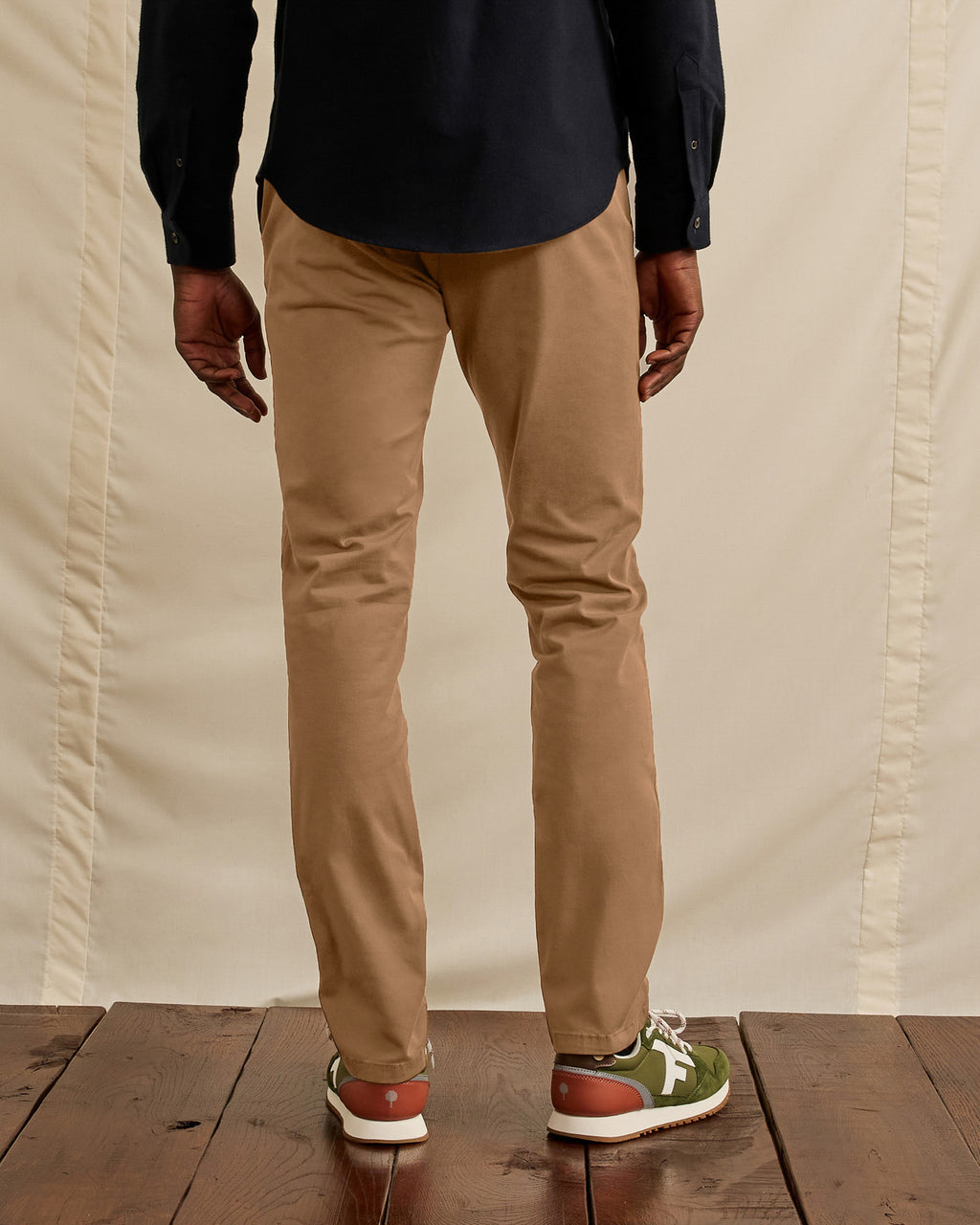 Pantalon camel poches dos