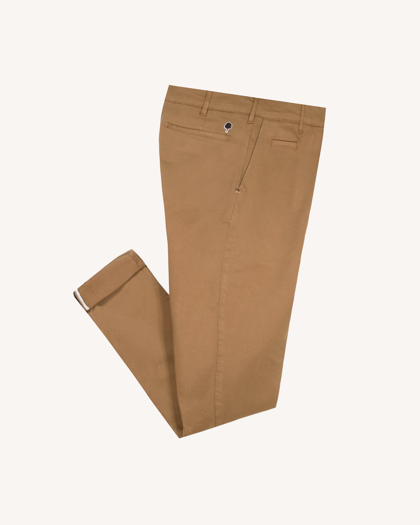 Pantalon camel poches dos