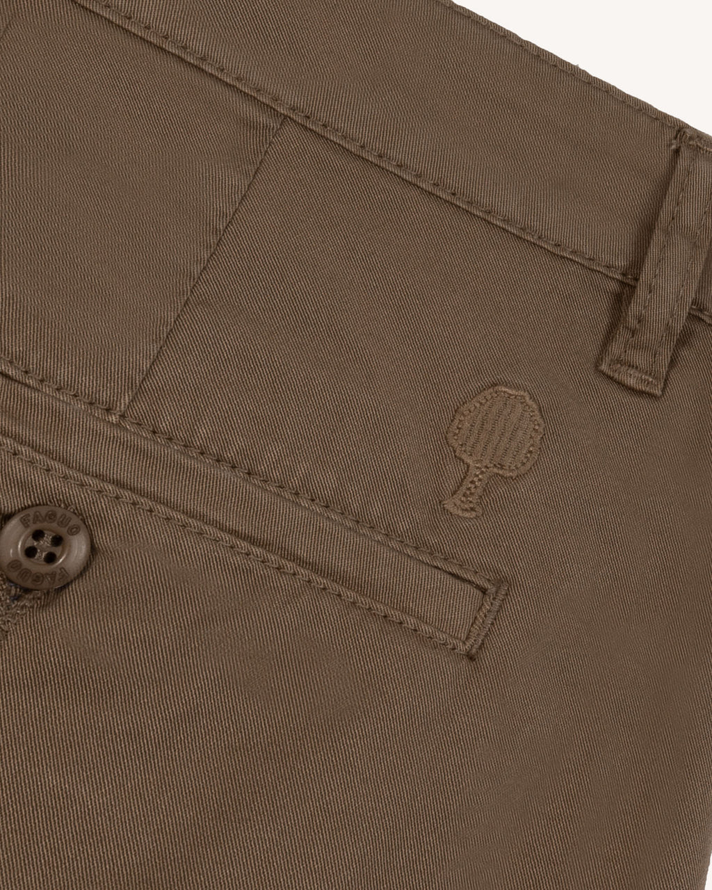 Pantalon camel poches dos