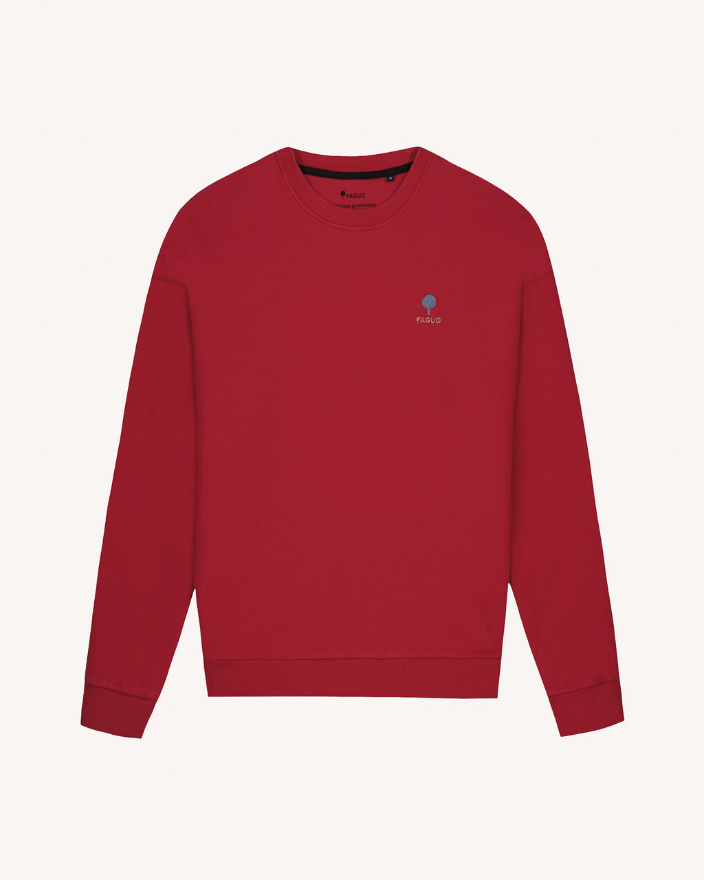 Sweat rouge foncé