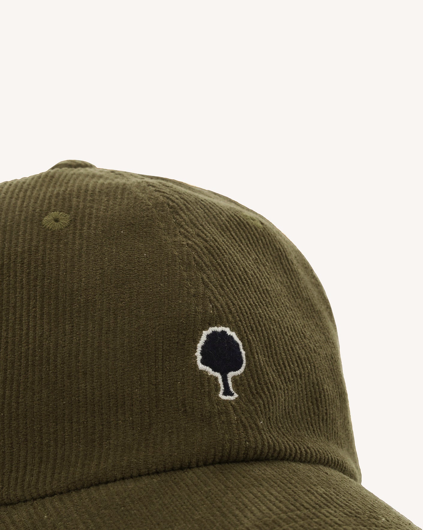 Olive green cap