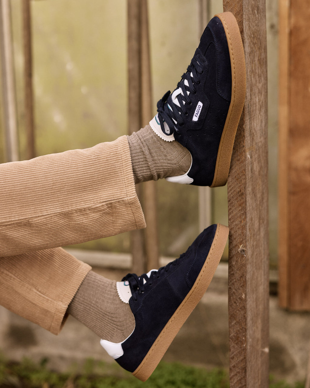 Baskets bleu marine