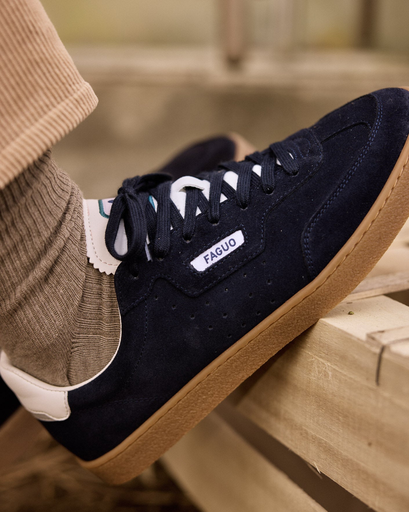 Baskets bleu marine