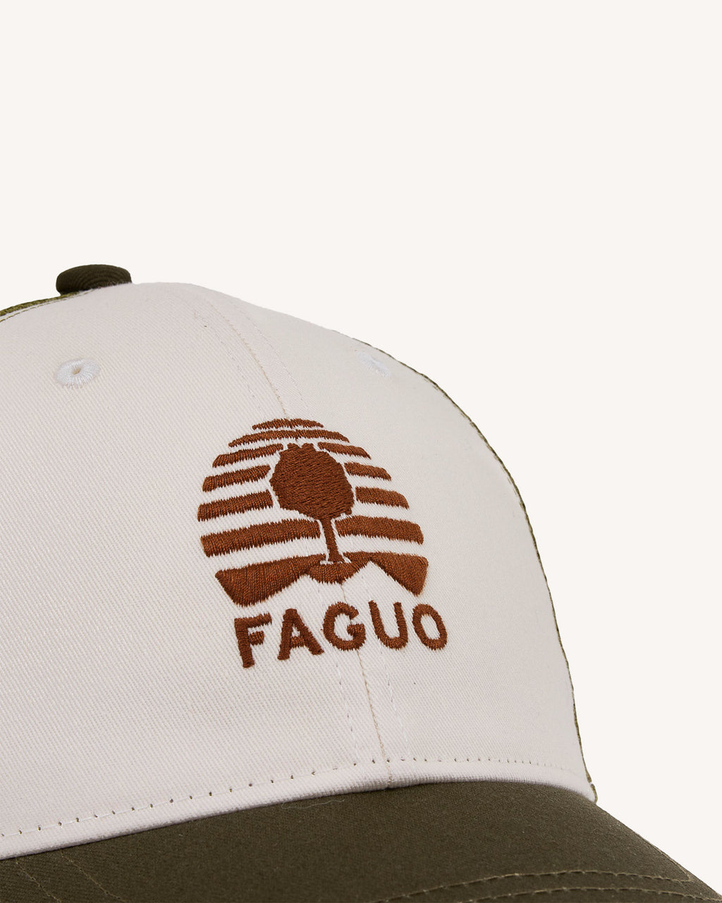 Olive & khaki cap