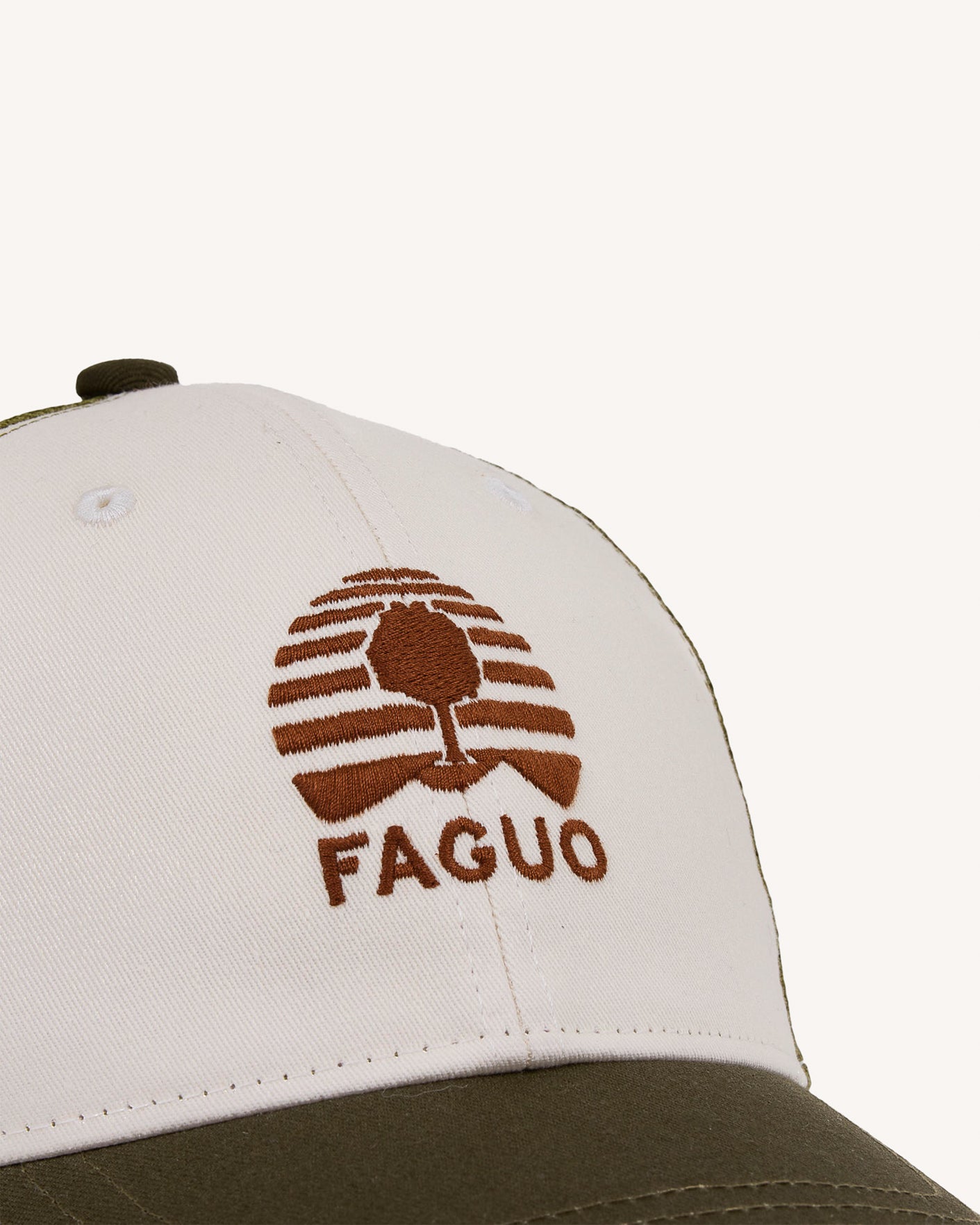 Olive & khaki cap