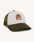 Olive & khaki cap