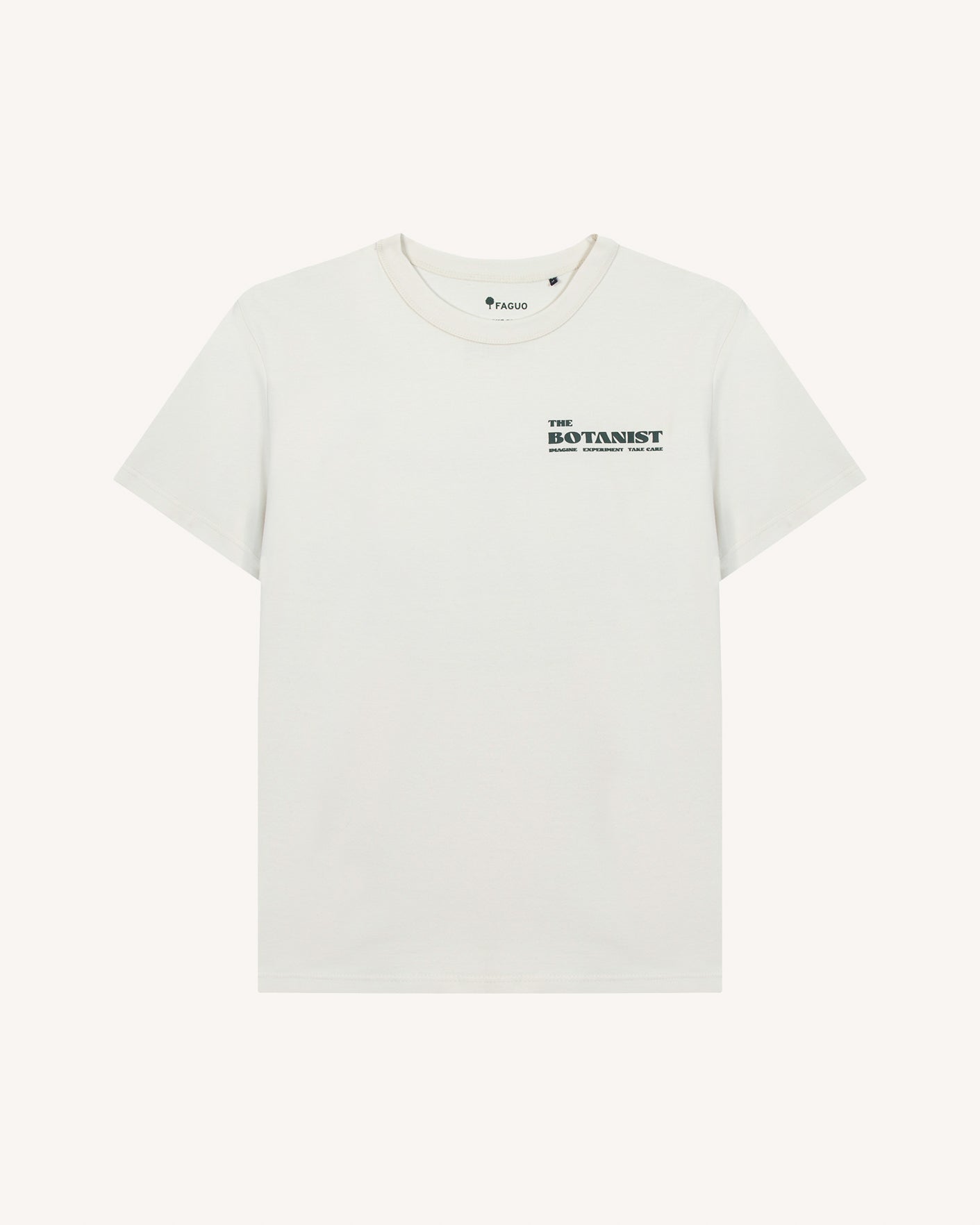 Ecru t-shirt "the botanist"