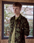 Olive & khaki shirt with chest pockets