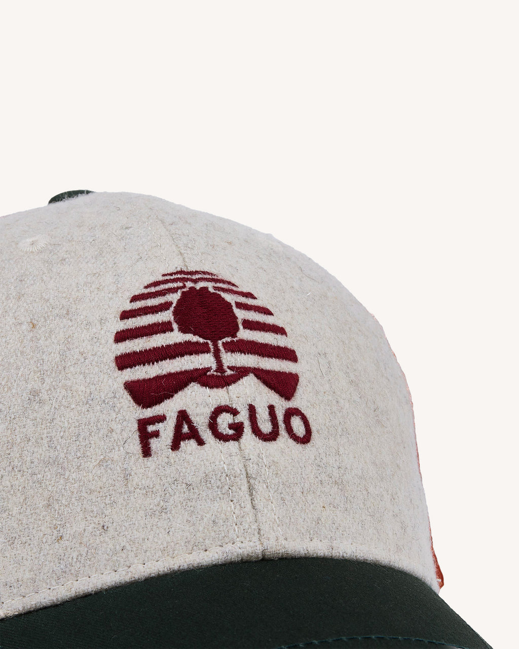 Dark green & multicolour cap