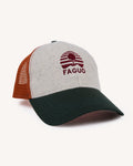 Dark green & multicolour cap