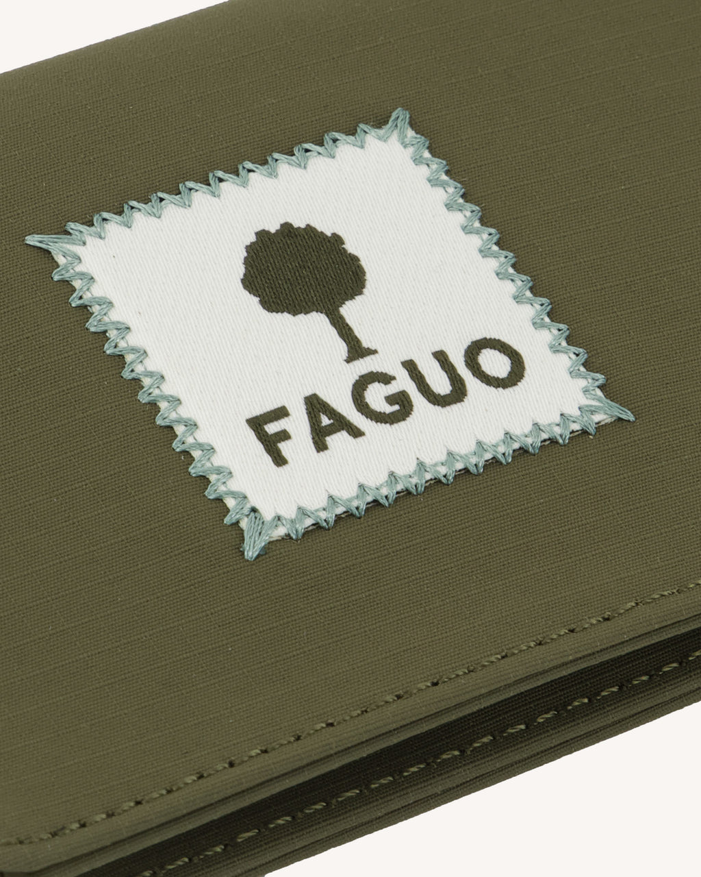 Olive green card holder