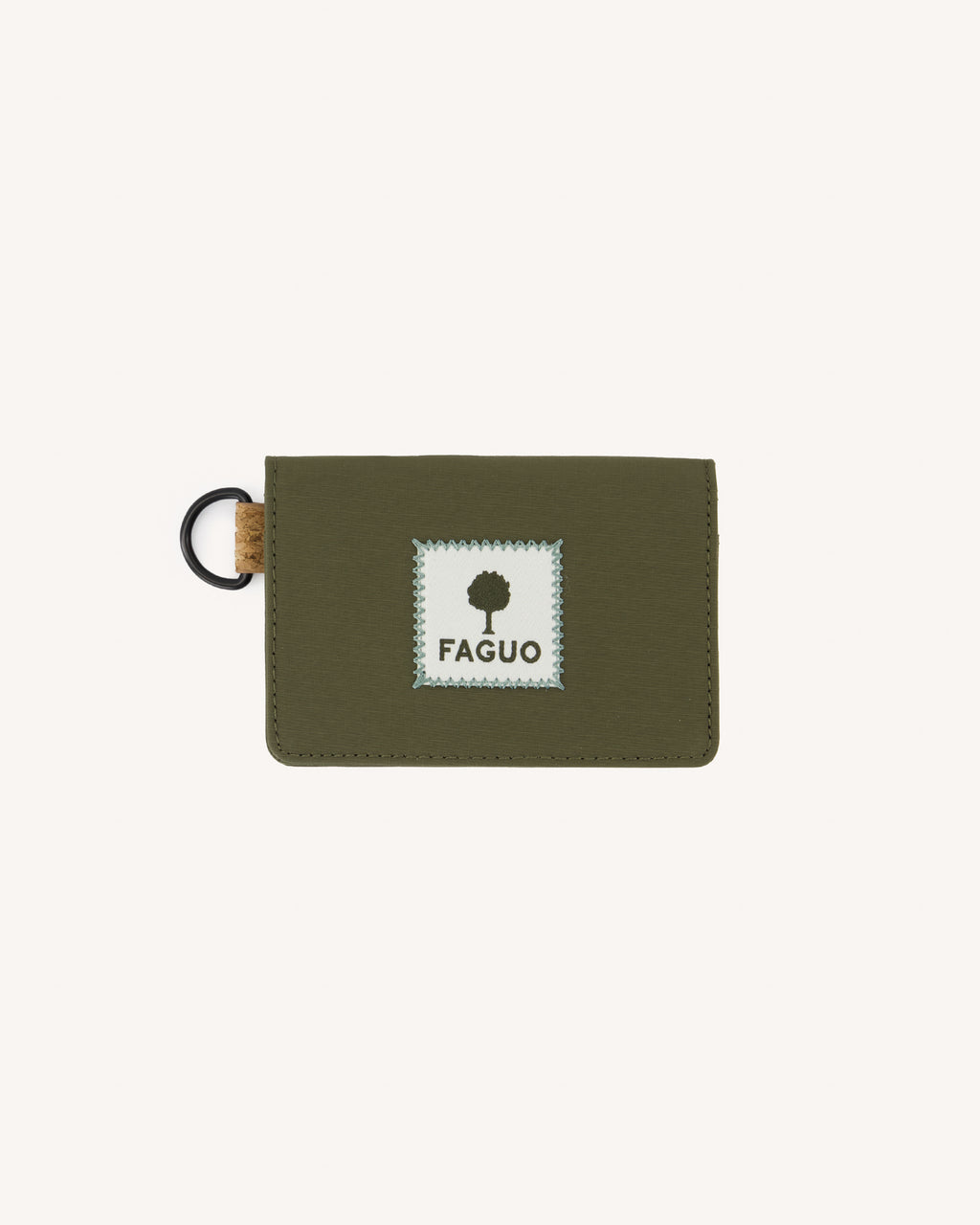 Olive green card holder