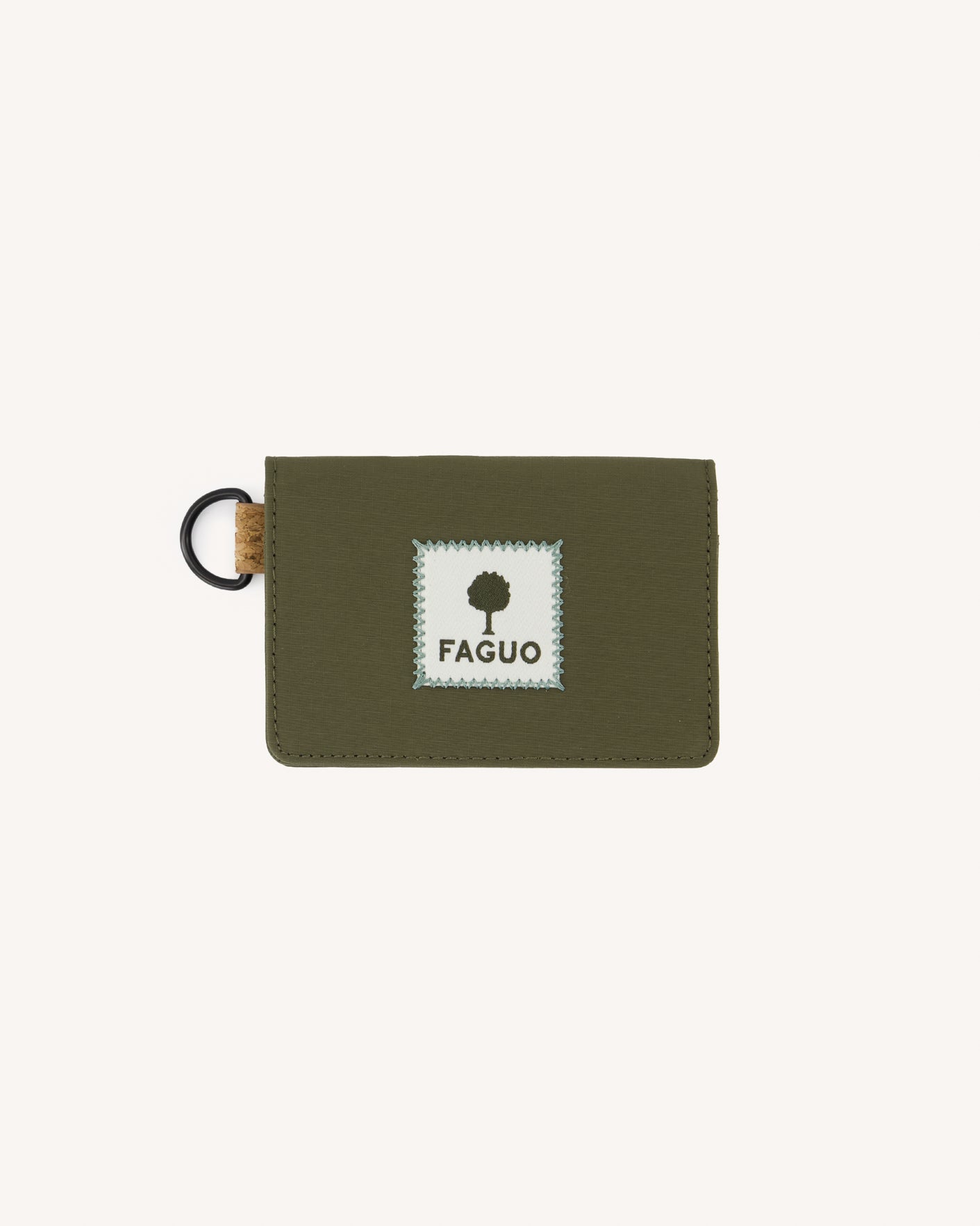 Olive green card holder