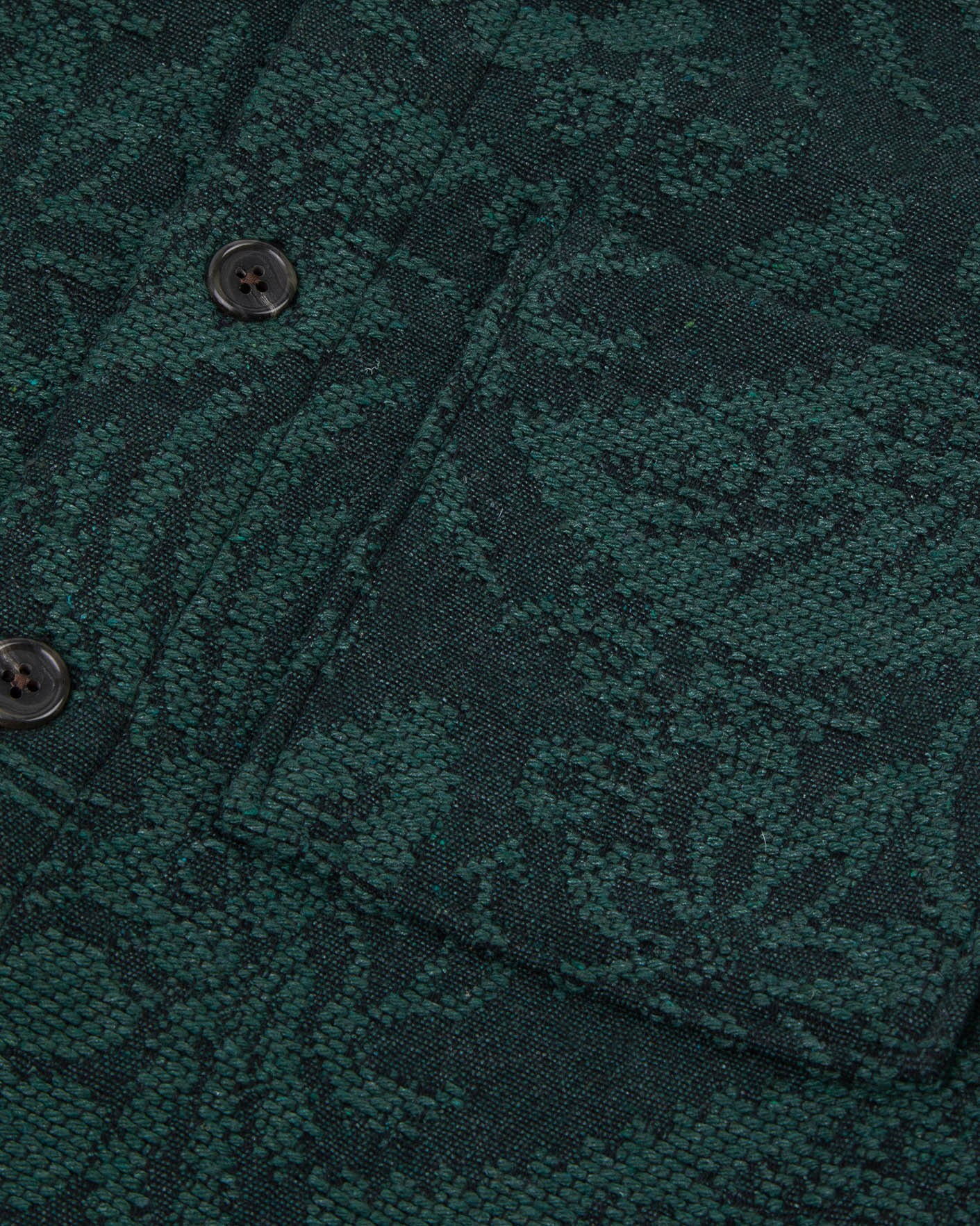 Dark green & grey shirt with chest pocket
