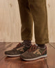 Khaki & beige running shoes