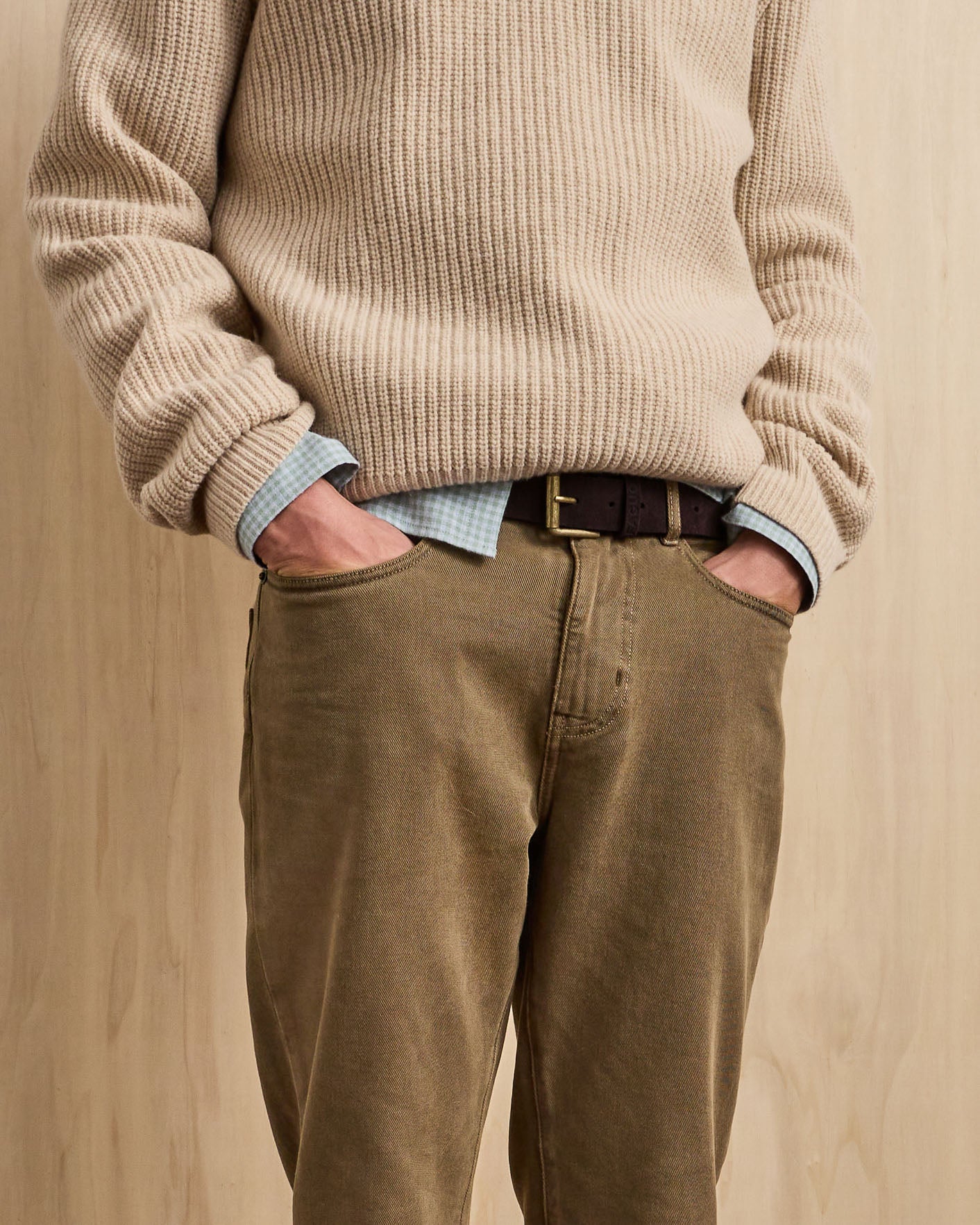 Ceinture marron foncé