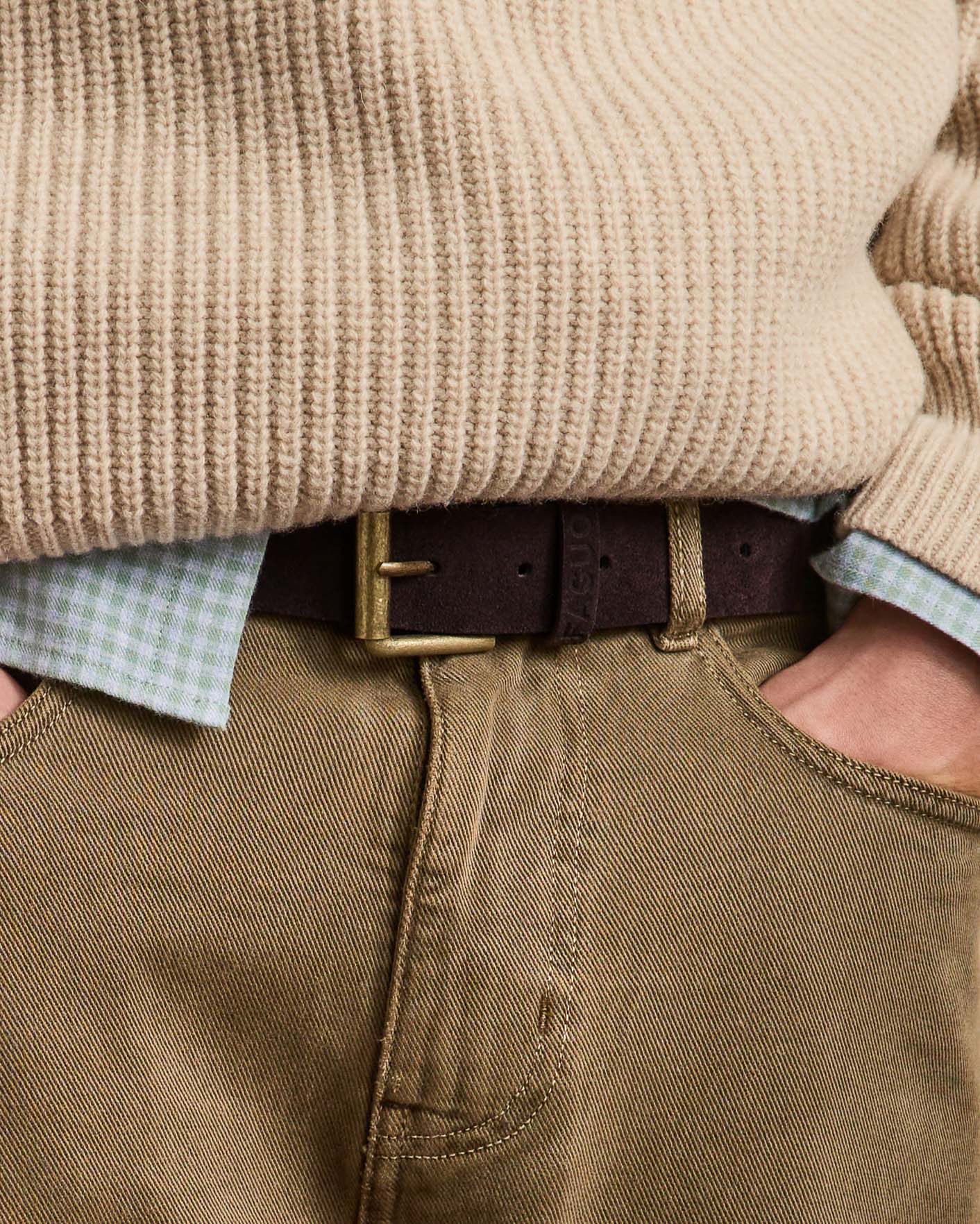 Ceinture marron foncé