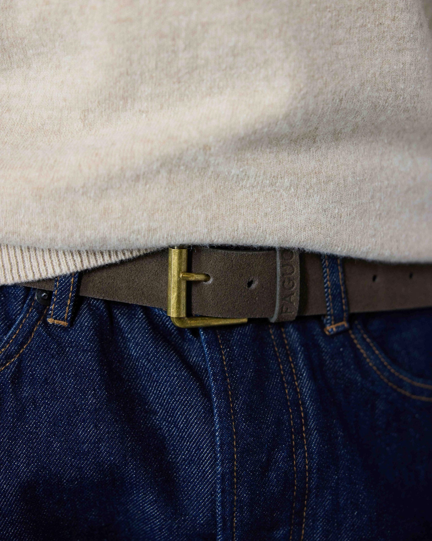 Khaki belt