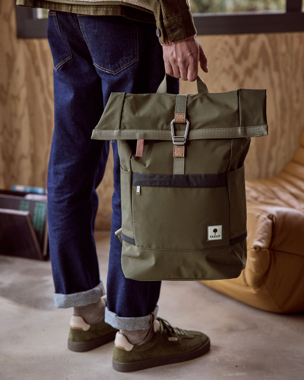 Sac de velo Cycling medium vert olive foncé