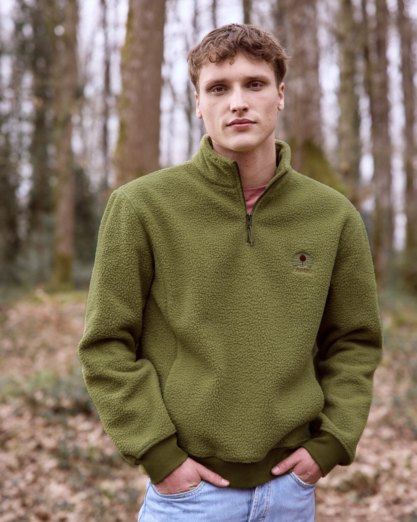 Polaire Aubiac vert olive